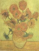 Still life Vase with Fourteen Sunflowers (nn04), Vincent Van Gogh
